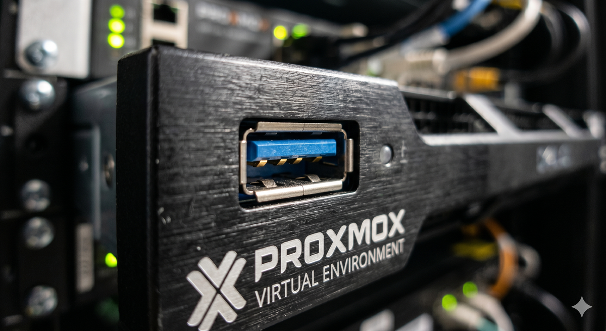 Proxmox, VM에 USB 포트 정적 할당