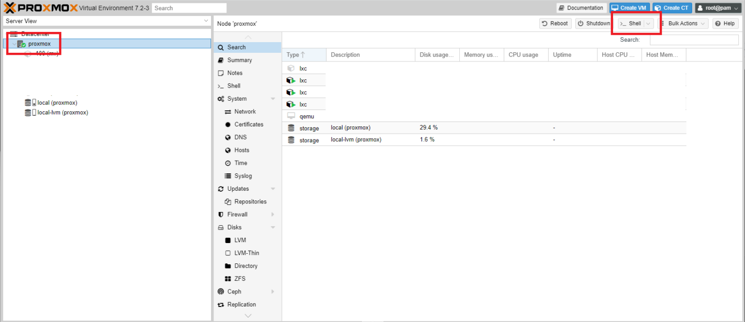 Proxmox CT에서 NFS 마운트 Teshi's Think Log